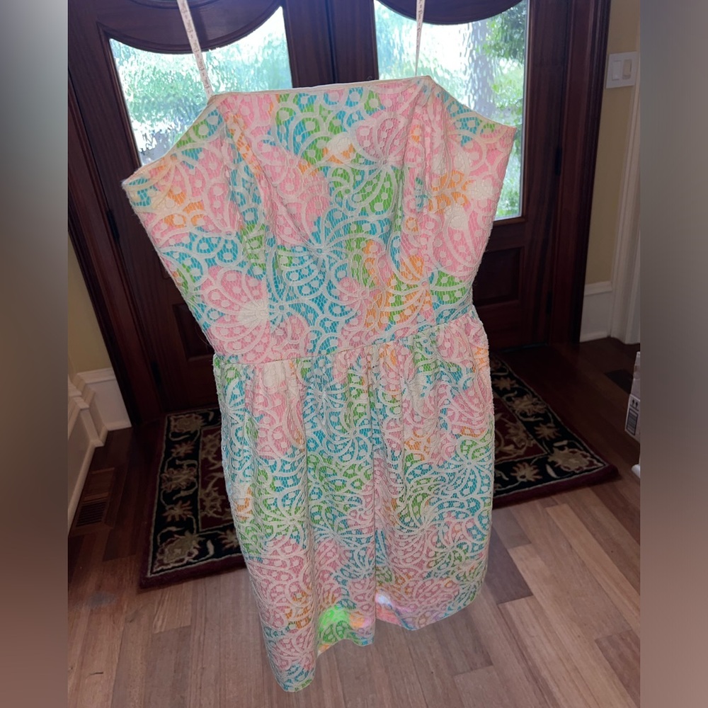 Lilly Pulitzer size 2 strapless dress